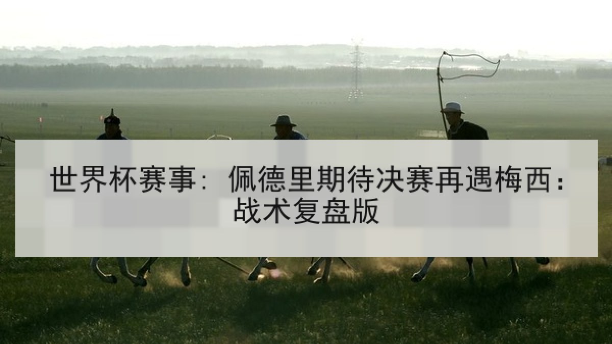 世界杯赛事: 佩德里期待决赛再遇梅西:战术复盘版 世界杯赛事: 佩德里期待决赛再遇梅西:战术复盘版